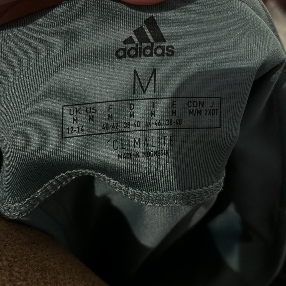 Adidas Teal Climalite high waist active leggings - Picture 4 of 4